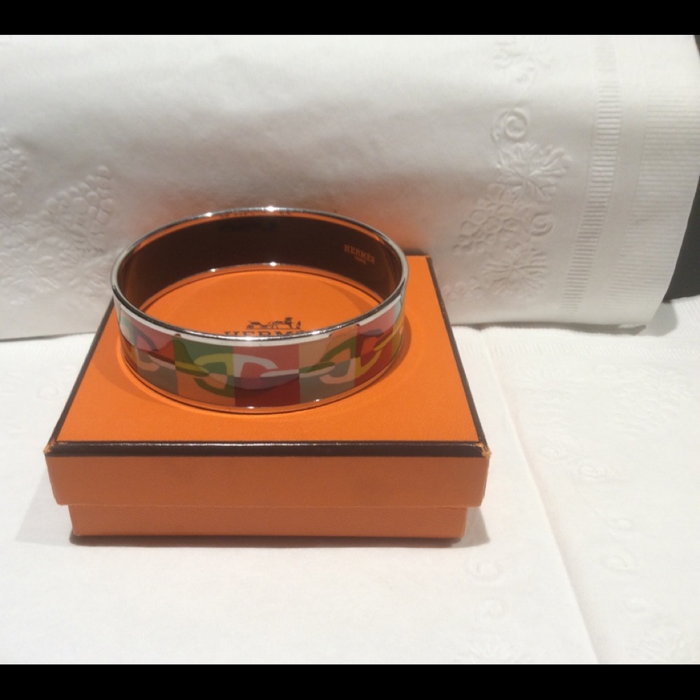 HERMES Enamel Bracelet